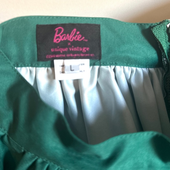 Gorgeous Green BARBIE Circle Skirt by Unique Vintage - Picture 5 of 5